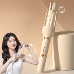 Fer � friser avec protection contre la chaleur ? fer � boucler rotatif automatique, facile � utiliser, ...