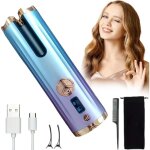 Fer � friser sans fil rechargeable am�lior�, appareil � onduler les cheveux anti - br�lure avec minuterie ...