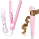 Fer  lisseur 2 en 1, lisseur cheveux court, mini lisseur, mini fer  lisser en cramique, fer  friser ...