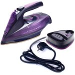 Fer � repasser vapeur sans fil 2400 w, 5 vitesses r�glables, anti - goutte, anti - calcaire et prise ...