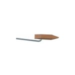 Gce - fer � souder de couvreur en cuivre, en forme de marteau, pointu, longeur de la broche 90 mm, poids ...