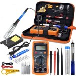 Fer souder kit, 60w kit de soudure, temperature rglable de 200 - 450, multimtre, 5pcs conseils de soudage, ...