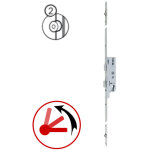Ferco - cr�mone � larder europa axe 50mm 2 galets carr� 7 longueur 2150mm 6 - 33166 - 03 - 0 - 1