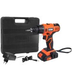 Ferm - cdm1164 perceuse - visseuse sans fil 20v li - ion avec mallette, batterie 2. 0ah et chargeur