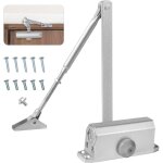 Ferme - porte automatique hydraulique en alliage d'aluminium, groom fermeture porte � ressort r�glable ...