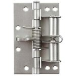 Ferme - porte automatique simple en argent, positionnement manuel, accessoires de quincaillerie, tampon ...