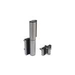 Locinox - ferme portillon 2 / 1 charni�re noir 9005 largeur 1, 1m 75kg maximal p00008665 - 9005
