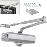 Ferme - porte hydraulique automatique avec dispositif d'arr�t, ferme porte � ressort r�glable, tampon ...