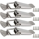 Fermoir de tension en acier inoxydable avec vis, fermoir � levier de 55. 6 mm, loquet � ressort � bascule, ...