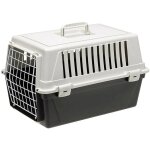 Ferplast - atlas 20 el - cage de transport pour animaux, gris noir Ferplast - atlas 20 el - cage de transport pour animaux, gris noir