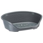 Ferplast corbeille siesta deluxe 10 - 93, 5x68x28, 5 cm - gris fonce - pour chien et chat