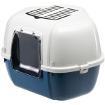 Ferplast mika maison de toilette d&39angle pour chat ferplast mika avec 2 filtres � charbon actif anti ...