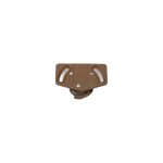 Ferramenta1. com - chariot infe'rieur coulissant art. 25122 re'glable en hauteur 2 pie'ces avec vis et ...