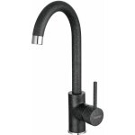 Ferro - freya robinet mitigeur vier bec rotatif noir graphite