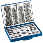 Fervi - 110 pi�ces coffret de tarauds et fili�res en acier tungst�ne m2 - m18 m218