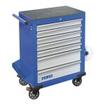 Fervi - chariot a outils avec 7 tiroirs 7 drawer tool trolley c960 / f7