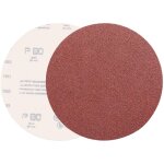 Fervi - disque abrasif en corindon avec velcro 125 mm 8 trous grain 180