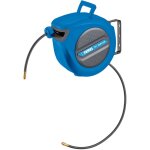 Fervi - enrouleur de tuyau d'air comprime auto - retractable 15 m �a481 / 15h