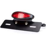 Feu arriere de moto feu de freinage feu de plaque d'immatriculation rouge et blanc rouge, modele: rouge ...