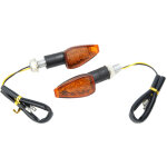 Feux clignotants moto - 14 leds, lentille jaune - compatible yamaha (2 unit�s)