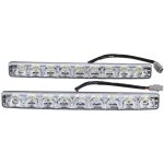 Feux diurne auto, feux diurnes pour voitures feux diurnes pour voitures phares avant / phares 2pcs blanc ...