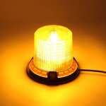 Feu led tout - terrain 12 - 24v ? barre lumineuse magn�tique 90 led pour toit, 800?1000 lumens, universel ...