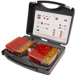 Feu de remorque magnétique sans fil, feu arrière de remorquage à led, étanche 12 - 24 v, universel, kit ... Feu de remorque magnétique sans fil, feu arrière de remorquage à led, étanche 12 - 24 v, universel, kit ...