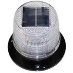 Feu de signalisation magn�tique solaire clignotant pour la nuit, lampe clignotante pour toit de voiture ...