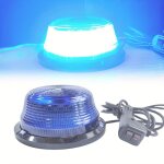 Feu de signalisation rotatif rond 90 led ? clignotant ambre � haute luminosit� avec base magn�tique pour ...