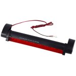 Feu stop universel r�glable pour moto - bande led rouge r�sistante � la chaleur, montage haut