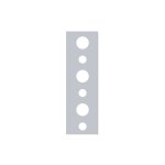 Feuillard perfor� galvanis�e - 20 x 0, 9 mm x 25 m