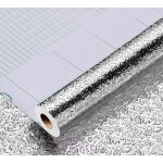Feuille aluminium autocollante 40cm10m papier peint imperméable résistant à l?huile crédence adhésive ... Feuille aluminium autocollante 40cm10m papier peint imperméable résistant à l?huile crédence adhésive ...