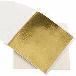 Feuille d'or imitation, 100 feuilles d'or b, peut �tre utilis� pour l'artisanat de bronzage, la d�coration ...