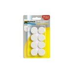 Feutre adh�sif � 24 mm. (blister 8 pi�ces) blanc