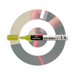 Feutre de marquage � pompe jaune soppec