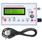 Fg?100 gnrateur de signal fonctionnel dds gnrateur de frquence de fonction de forme d'onde usb 1hz?500khz ...
