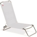 Fiam - lit de plage en aluminium blanc jolly