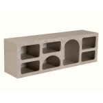 Fiana - meuble tv 7 niches beige