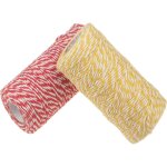 Ficelle de coton corde de corde de no�l pour emballage de cadeaux arts artisanat d�corations de f�te ...