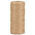 Ficelle en jute naturel 1, 5 mm ? 200 m pour jardinage, bricolage et loisirs cr�atifs
