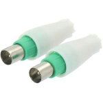 Fiche coaxiale droite � 9 mm - m / m dhome