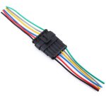 Fiche de connecteur lectrique tanche  6 broches pour voiture