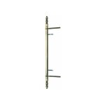 Fiche � lacets fer �13 vieux laiton � tourillons - entraxe goujon : 416 - entraxe lacets : 480 - hauteur ...