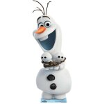Figurine en carton disney la reine des neiges 2 olaf et petits bonhommes de neige hauteur 94 cm