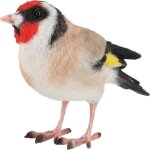 Oiseau dcoratif extrieur en polyrsine chardonneret