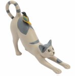 Figurine le chat et l'oiseau de d�coration en r�sine
