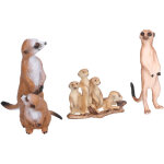 Figurine de suricate solide d�corative - jouet mignon et d�taill� pour enfants, id�e cadeau anniversaire ...