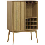 Fijalo - console casier � bouteilles tendance 80 x 40 cm placage fr�ne.