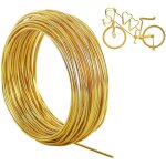 Fil artisanal en aluminium de 2 mm, fil de sculpture en m�tal de 30 m, fil artisanal flexible et pliable ...