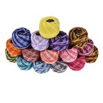 Fil color 16 couleurs pour broderie au point de croix, cblage au point de croix, fil  broder couleur ...
